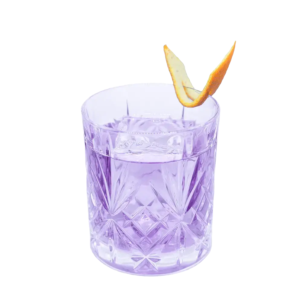 Purple Negroni mit THE DUKE Rough Gin