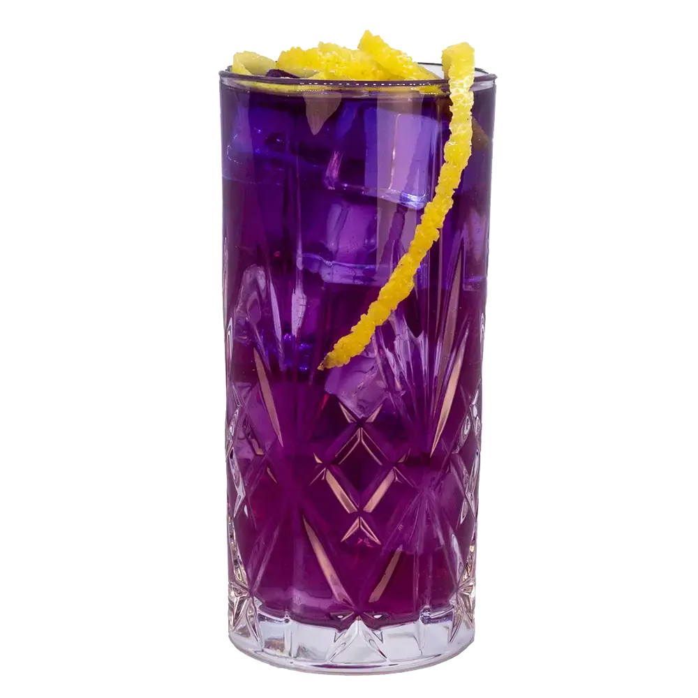 Purple Vodka Soda mit Lion's Vodka