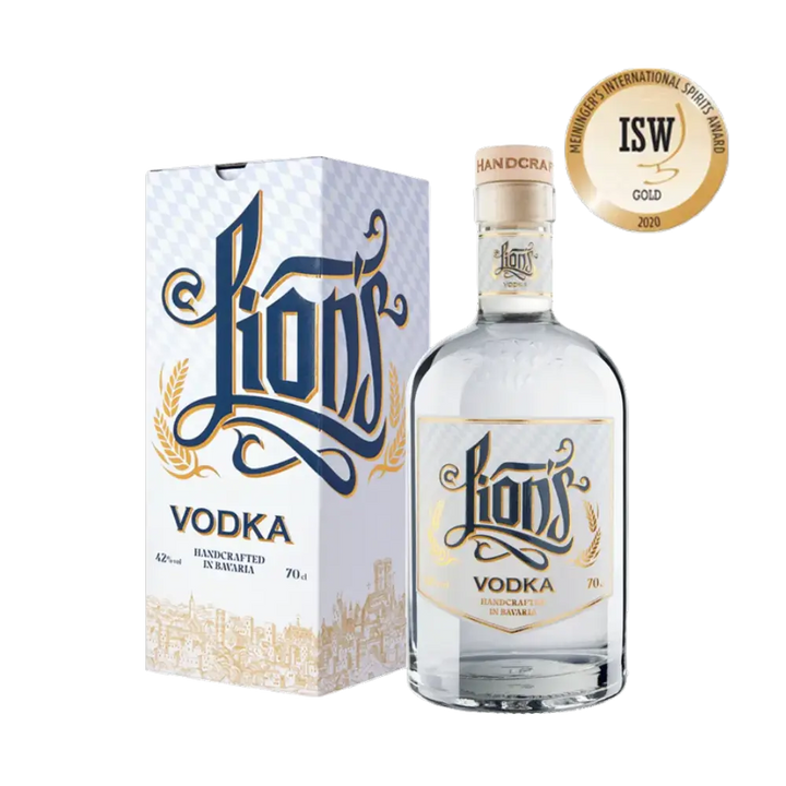 LION’s – Munich Handcrafted Vodka 70 cl mit Geschenkverpackung
