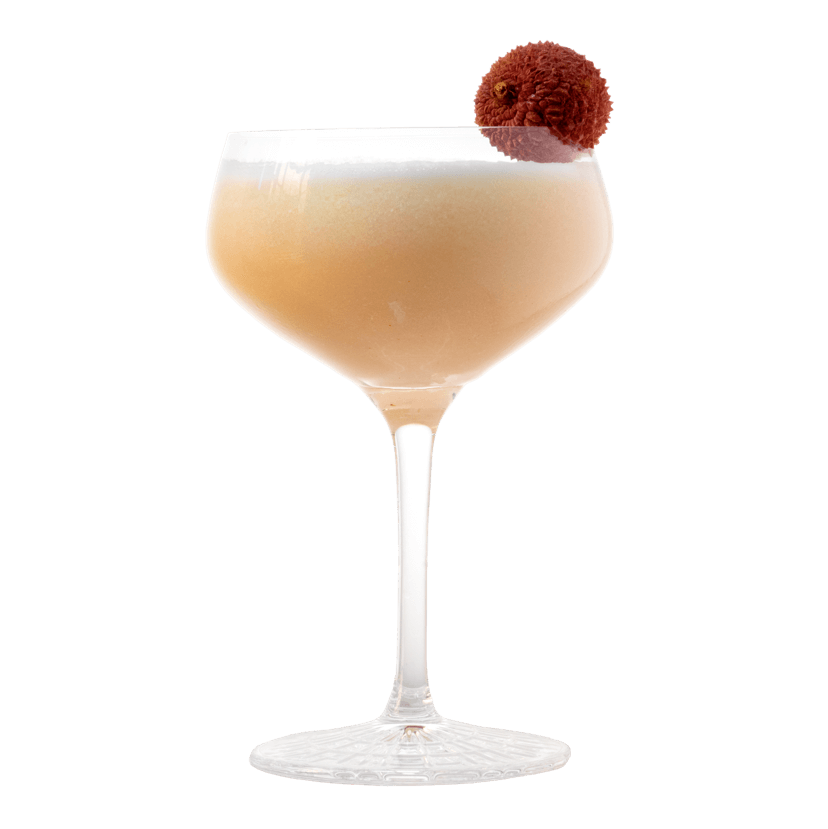 Lurching Lychee mit THE DUKE Rough Gin