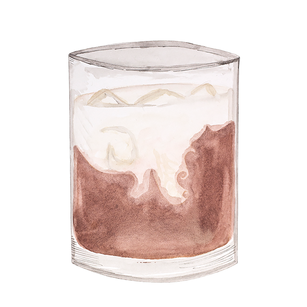 White Russian mit Lion's Munich Handcrafted Vodka 