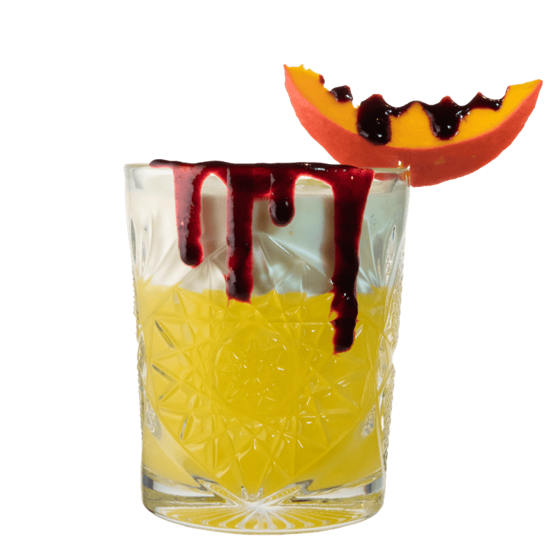 Halloween Gin Sour mit THE DUKE Rough Gin