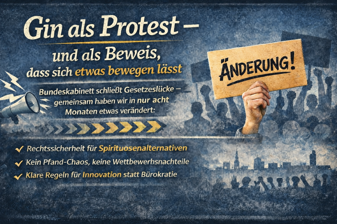 Gin als Protest – und als Beweis, dass sich etwas bewegen lässt