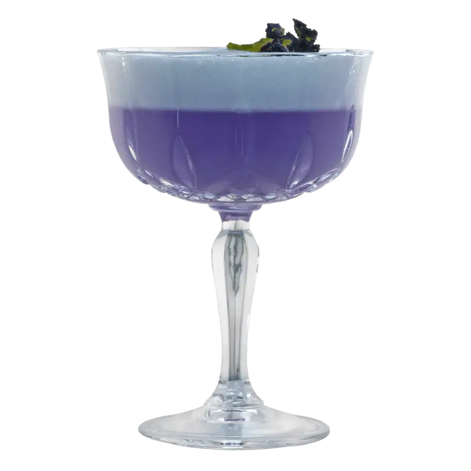 Pea Tea Gin Sour mit THE DUKE Munich Dry Gin 