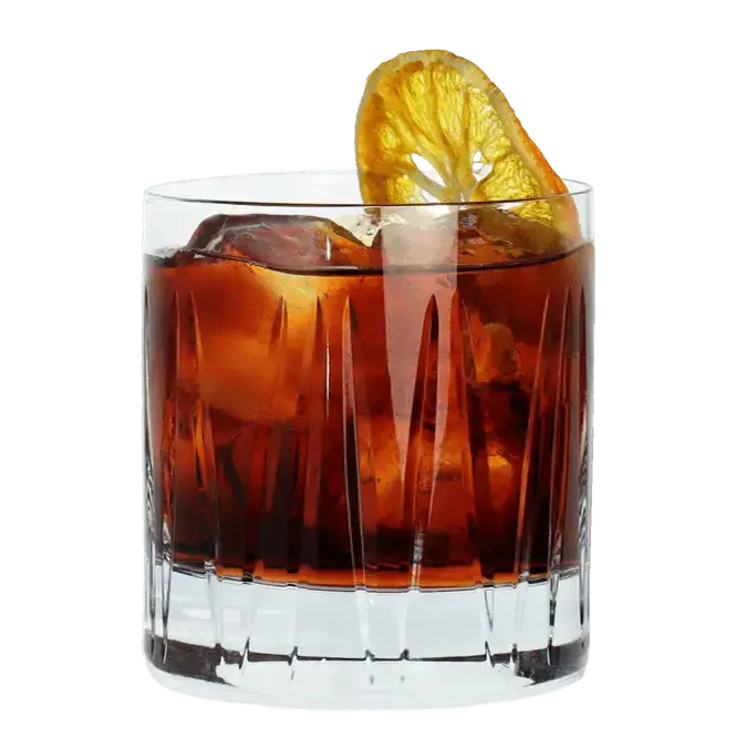 Drink Sober Negroni im Rührglas mit THE DUKE Entgeistert