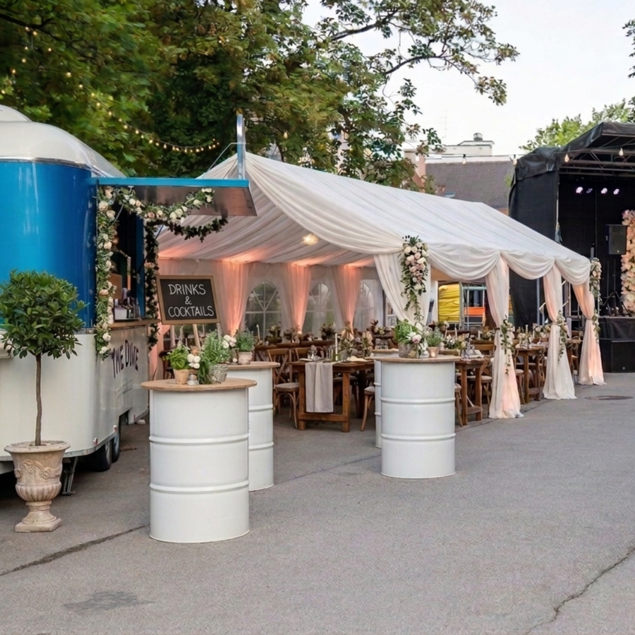 Außenbereich Hochzeitslocation Aschheim bei München