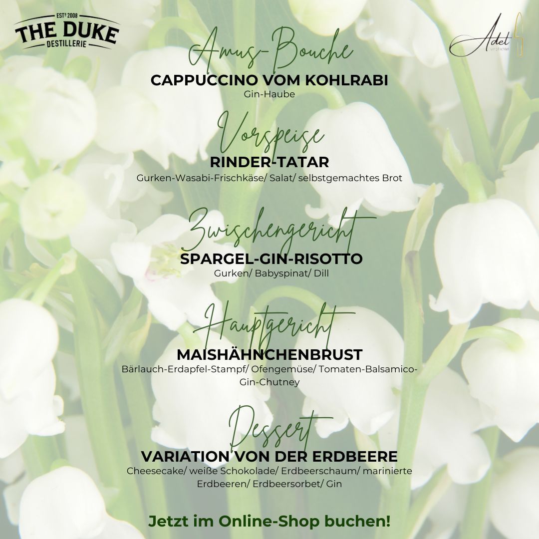THE DUKE Frühlings-Dinner