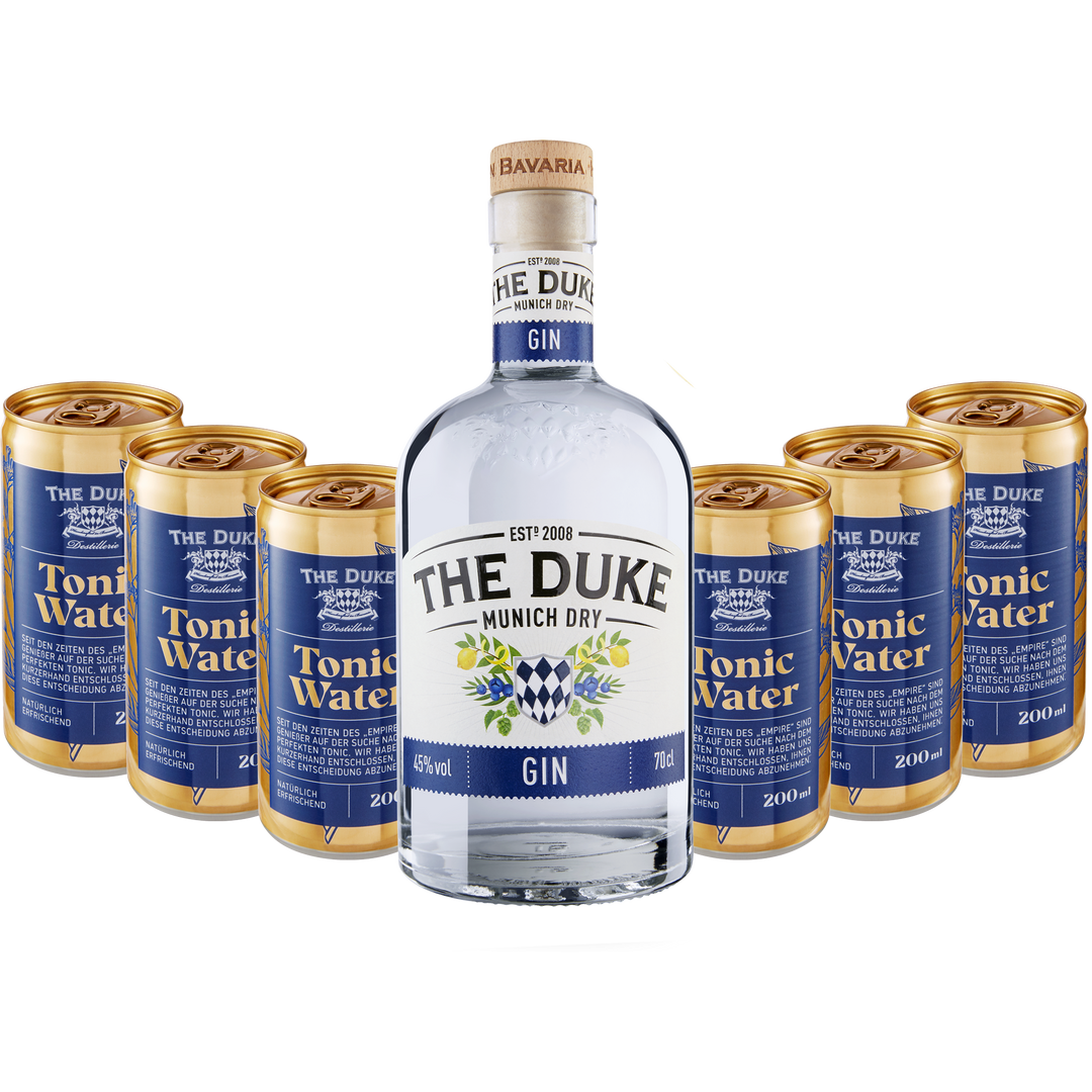 THE DUKE Gin &amp; 6er Tonic Water Set