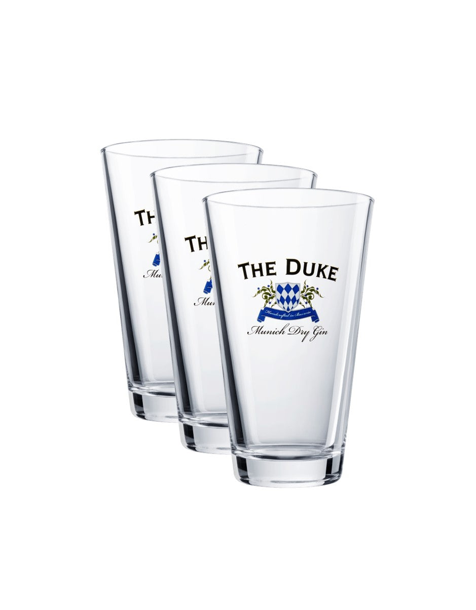 THE DUKE Gin long drink glasses – set of 3
