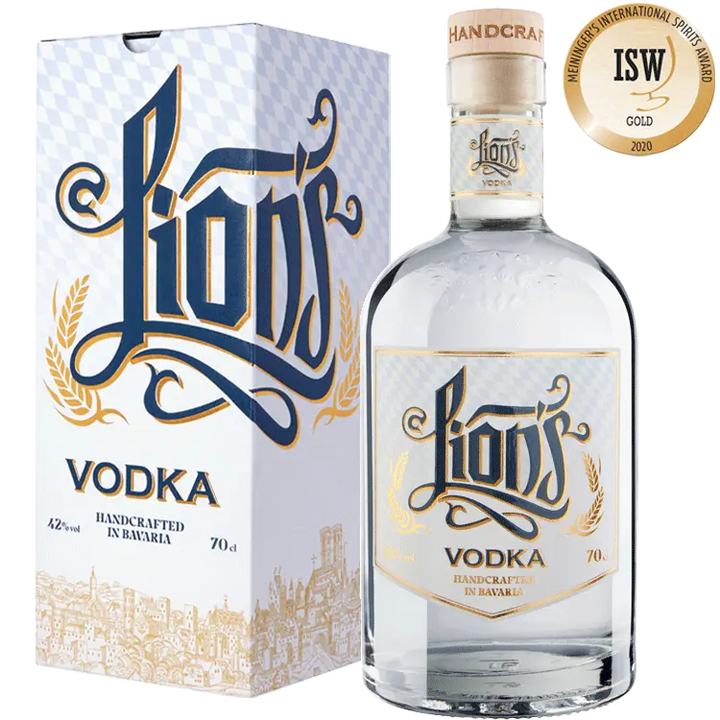 LION's – Munich Handcrafted Vodka 70 cl with gift box