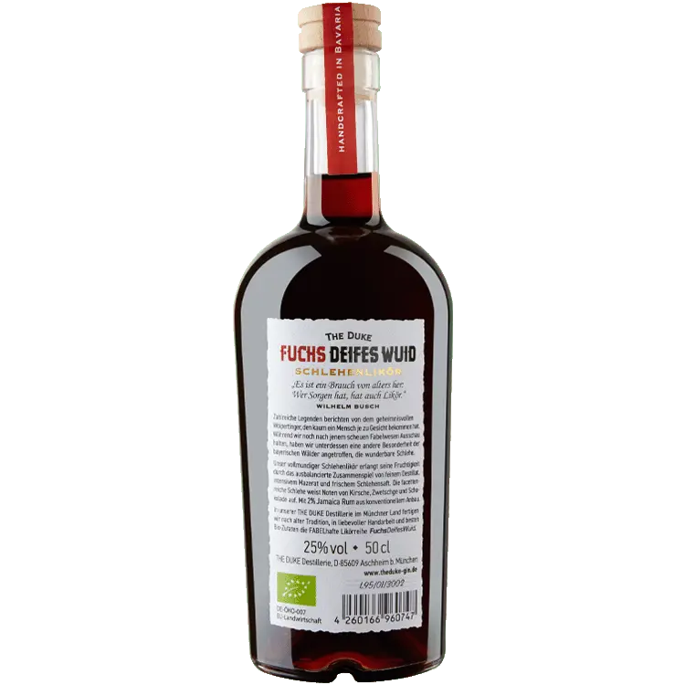 Blackthorn liqueur - FUCHSDeifesWuid 50 cl