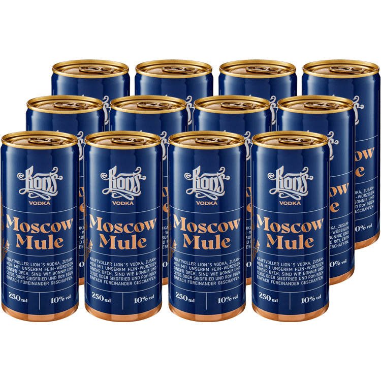 LION's Moscow Mule Set of 12