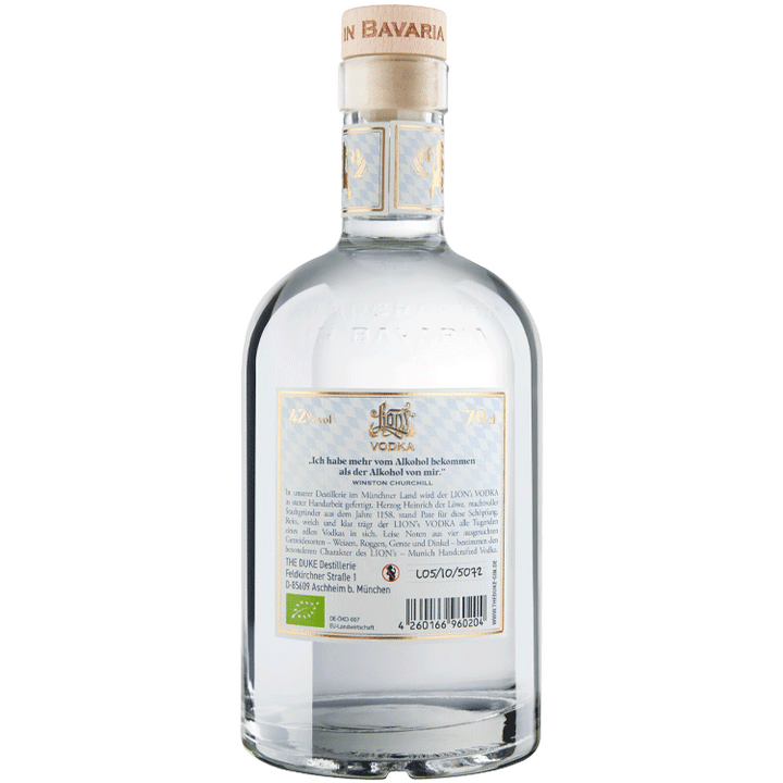 LION’s – Munich Handcrafted Vodka 70 cl